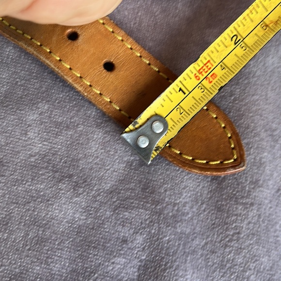 Authentic Louis Vuitton Montsouris Vachetta Buckle Piece Replacement m2 - Picture 7 of 8